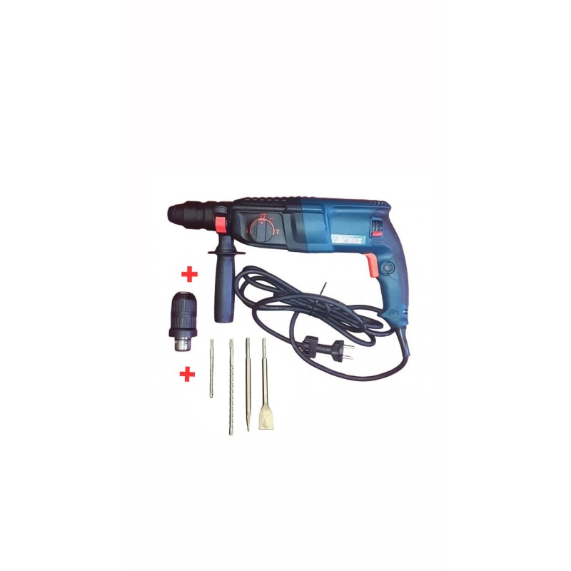 Bormasina Profesionala DRK, Vario-Lock + 2 Burghie Beton SDS + Dalta SDS + Spit SDS