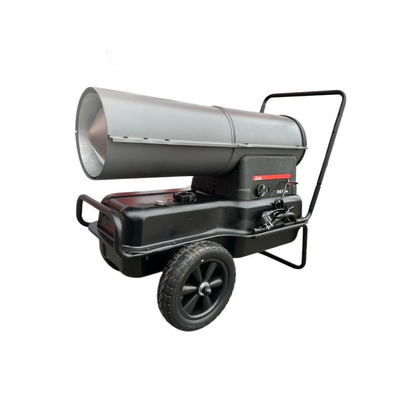 Tun de caldura pe motorina (Diesel) DRK 50 Kw cu rezervor de 40 Litri,suprafata de incalzire 240m2, consum maxim 5l/h