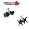 SET MOTOCOASA , MOTOR 4 TIMPI, URALMASH 7.5 CP 1200RPM 6 ACCESORII + 3 X CAP PRASITOARE + CULTIVATOR + DRUJBA