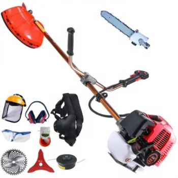 MOTOCOASA PE BENZINA ALFA 7* 7000 PROFESSIONAL, 8 ACCESORII INCLUSE, 12000RPM, 58CC, 7CP + ACCESORIU TIP FIERASTRAU