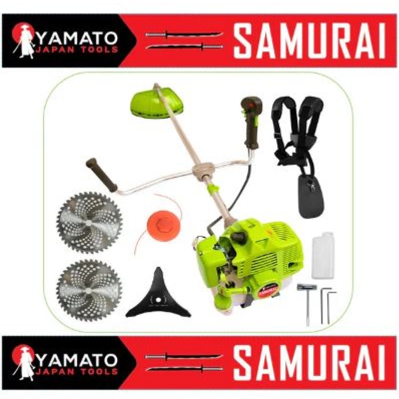 BuzZ Motocoasa YAMATO SAMURAi 6.57CP, 9000Rpm, 2xDiscuri Vidia si accesorii incluse