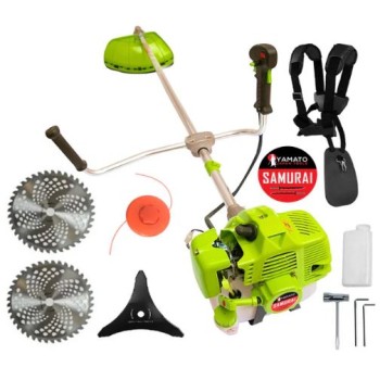 BuzZ Motocoasa YAMATO SAMURAi 6.57CP, 9000Rpm, 2xDiscuri Vidia si accesorii incluse