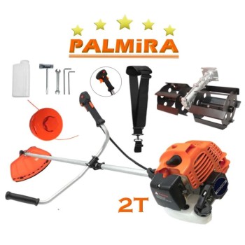 *BUZZ* Set Motocoasa PALMiRA, 6CP, 52cc, Accesorii + Prasitoare