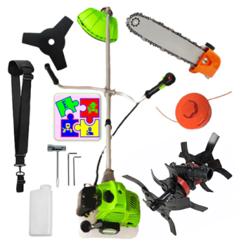 Motocoasa pe benzina ALFA 7* PROFESSIONAL, Accesorii si 1xDisc Stea, 8CP, VERDE, Plus Cap DRUJBA, PRASITOARE, CULTIVATOR