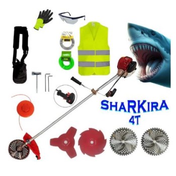 Motocoasa 4 Timpi SHARKIRA T-5600, 7.5CP, + Sisteme Taiere, 3xVIDIA, EXTRA Accesorii