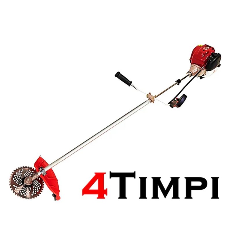 Motocoasa CRAFT TEC T5600 PROFI, 7.5CP, 4 timpi, 62cc, tambur automat, disc 3 lame, disc 8 lame, disc vidia, ham profesional