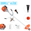 *BUZZ* Motocoasa DORELL® ALÈGE 4680 6CP, 52cc, diametru taiere 42cm + accesorii