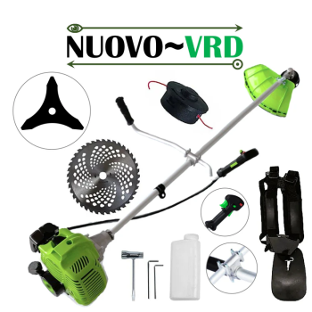 Motocoasa NUOVO-VRD Green Fuel-Efficient 3.4CP, Disc Vidia, Disc Stea, accesorii incluse
