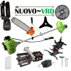 Motocoasa NUOVO-VRD Green Fuel-Efficient 3.4CP, Disc Vidia, Disc Stea, accesorii incluse + CULTIVATOR, CAP DRUJBA, PRASITOARE