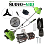 Motocoasa NUOVO-VRD Green Fuel-Efficient 3.4CP, Disc Vidia, Disc Stea, accesorii incluse + PRASITOARE