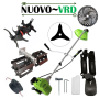 Motocoasa NUOVO-VRD Green Fuel-Efficient 3.4CP, Disc Vidia, Disc Stea, accesorii incluse + PRASITOARE, CULTIVATOR