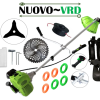 Motocoasa NUOVO-VRD Green Fuel-Efficient 3.4CP, Discuri si Accesorii incluse, SET FIR TAIERE