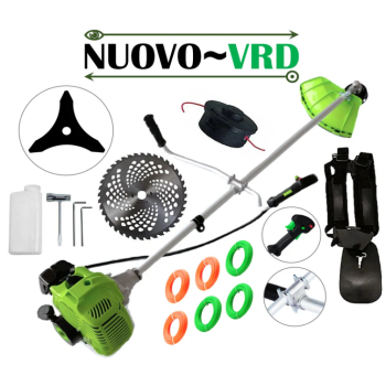 Motocoasa NUOVO-VRD Green Fuel-Efficient 3.4CP, Discuri si Accesorii incluse, SET FIR TAIERE