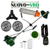 Motocoasa NUOVO-VRD VERDE 6CP, 2xDisc Vidia, Disc Stea, accesorii incluse +CAP DRUJBA