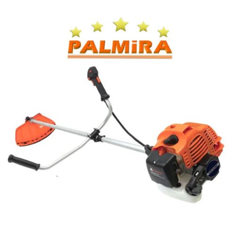 Motocoasa PALMiRA cu motor pe benzina, 2 Timpi, 6CP, 11.000RPM, 52cc + 14 Accesorii, 1xDisc Vidia230