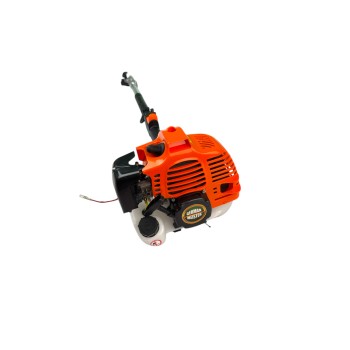 Motocoasa pe benzina 5 în 1 German Meister, Tijă Prelungitoare, Motocoasă, Trimmer, Cap drujba și Foarfecă pentru Gard Viu