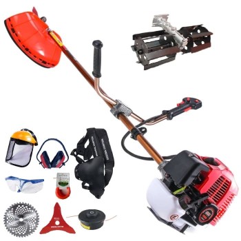 MOTOCOASA PE BENZINA ALFA 7* 7000 PROFESSIONAL, 8 ACCESORII INCLUSE, 12000RPM, 58CC, 7CP+ Prasitoare