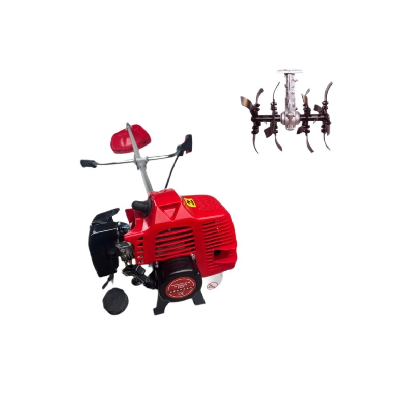 Motocoasa pe benzina CAMPION 7* Professional, 12000RPM, 58CC, 8.5CP + CULTIVATOR