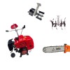 Motocoasa pe benzina CAMPION 7* Professional, 12000RPM, 58CC, 8.5CP + CULTIVATOR+ PRASITOARE+ CAP DRUJBA