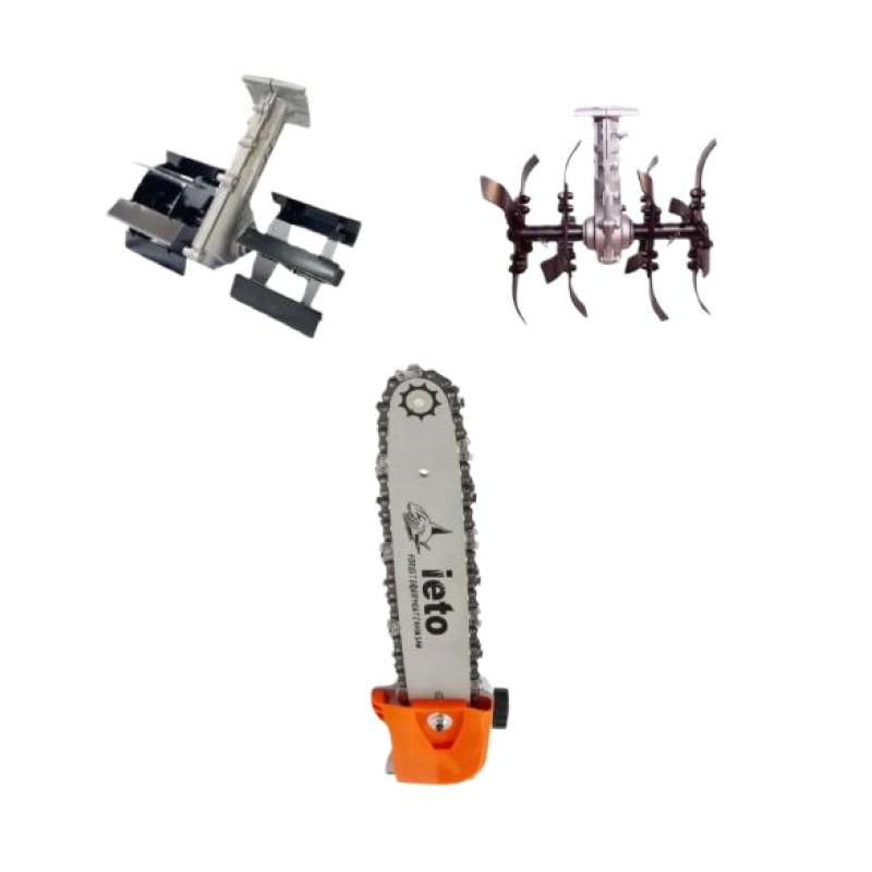 Motocoasa pe benzina CAMPION 7* Professional, 12000RPM, 58CC, 8.5CP + CULTIVATOR+ PRASITOARE+ CAP DRUJBA