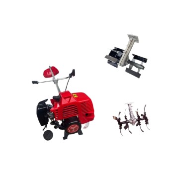 Motocoasa pe benzina CAMPION 7* Professional, 12000RPM, 58CC, 8.5CP + CULTIVATOR si PRASITOARE