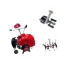 Motocoasa pe benzina CAMPION 7* Professional, 12000RPM, 58CC, 8.5CP + CULTIVATOR si PRASITOARE