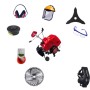 Motocoasa pe benzina CAMPION 7* Professional, 8 Accesorii Incluse, 12000RPM, 58CC, 8.5CP