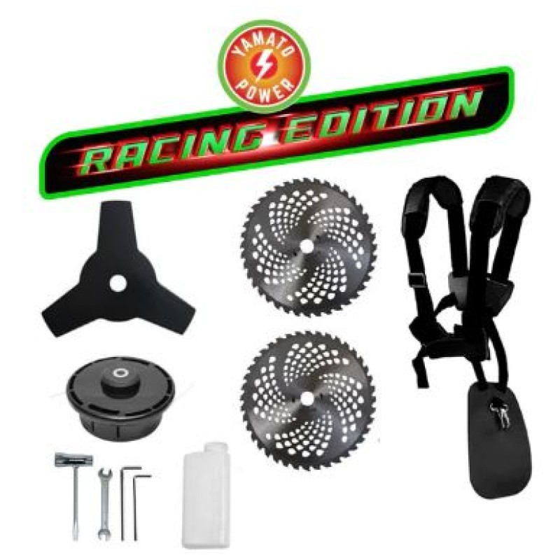 Motocoasa R-CRAFT Verde FOLDABLE RACING EDITION 6.8CP, 52cc + 4 Sisteme Taiere