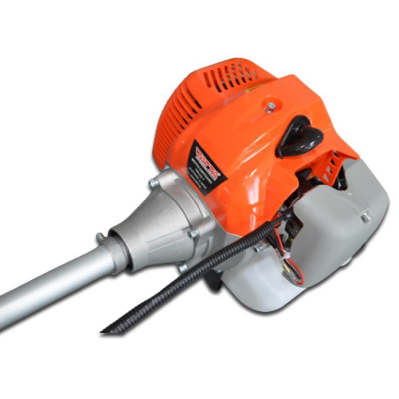 Motocoasa Tatta TM-452, 3.4 CP, Turatie motor in sarcina 9000 RPM, Turatie la relanti 3000 RPM, rezervor 1200 ml, 1500 mm, 7 piese incluse