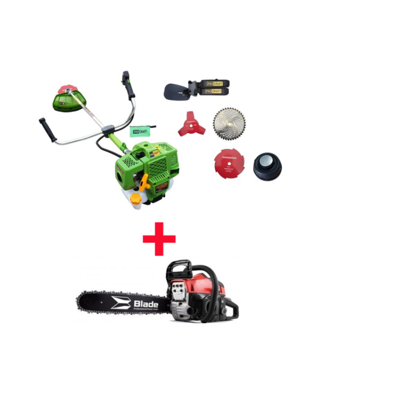 Motocoasa Procraft Germany 4350 6CP + Drujba Blade Alpin 3.1 CP