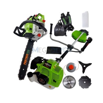 Pachet PartnerPro Motocositoare DX52E New Generation + Motofierastrau PS-52T, totul inclus, motor 2 timpi, benzina