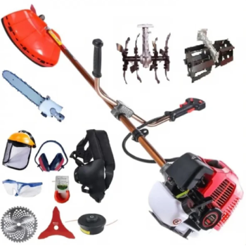 MOTOCOASA PE BENZINA ALFA 7* 7000 PROFESSIONAL, 8 ACCESORII INCLUSE, 12000RPM, 58CC, 7CP + Prasitoare, Cultivator si Accesoriu tip fierastrau