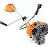 Set Motocoasa Alpin Profi X4500-SES cu pornire electrica si manuala ( 2 in 1 ), 6CP, 10000 RPM + 3 x Cap prasitoare + cultivator + drujba