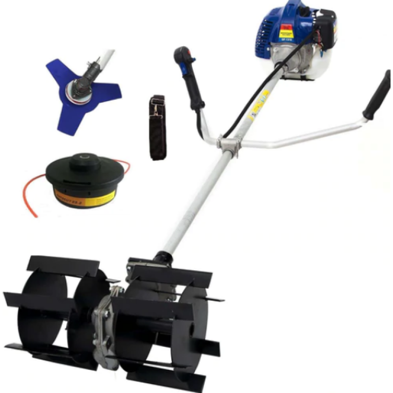 Set Motocoasa Micul Fermier GF-1310, 3.4CP + Cap Prasitoare + 2 Sisteme Taiere, model nou