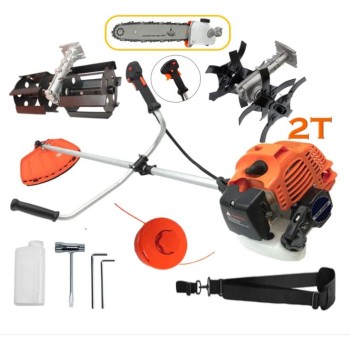SET Motocoasa PALMiRA 6CP, motor 2 timpi benzina, 11.000RPM, +Cultivator+Prasitoare+Cap Tip Drujba