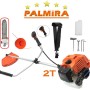SET Motocoasa PALMiRA 6CP, motor 2 timpi benzina, 11.000RPM, + sistem taiere, + Cap Drujba