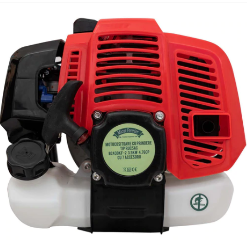 Set Motocoasa tip rucsac Micul Fermier BC430KF, 4.76CP, +Prasitoare