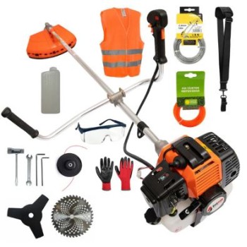 Set Motocoasa Vokner GT-4400, 6CP, 9000RPM, 3 Sisteme taiere, 13 Accesorii incluse