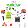 SET Motocoasa WolfSTAR© motor 2 timpi ALP, 6CP, 52cc, 11.000RPM + sistem taiere, EXTRA Accesorii