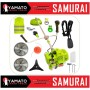 SET Motocoasa YAMATO SAMURAi 6.57CP, 9000Rpm, 2 x Discuri Vidia, EXTRA Accesorii