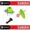 SET Motocoasa YAMATO SAMURAi 6.57CP, 9000Rpm, 2 x Discuri Vidia, EXTRA Accesorii