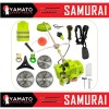 SET Motocoasa YAMATO SAMURAi 6.57CP, 9000Rpm, 3 x Discuri Vidia, EXTRA Accesorii