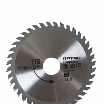 115X22.23 40T disc de taiat lemnul ROTOR