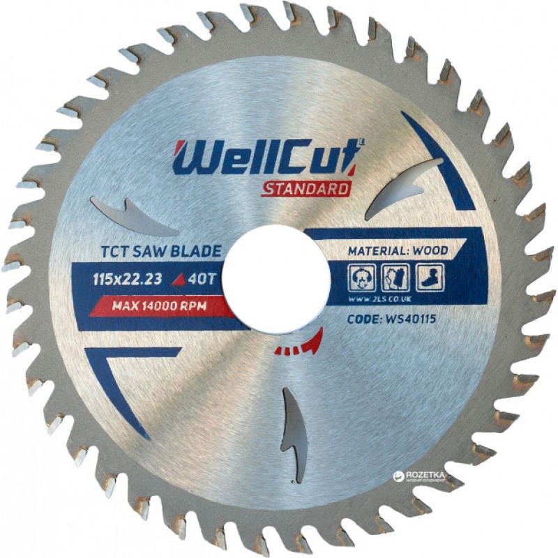115X22.23 40T SAW BLADE WELLCUT STANDARD
