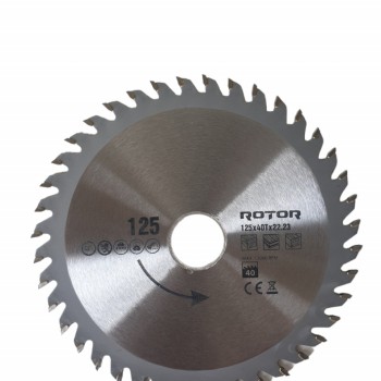 125X22.23 40T disc de taiat lemnul ROTOR