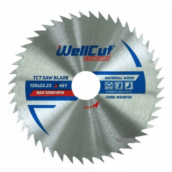 125X22.23 48T WITHOUT TCT SAW BLADE WELLCUT STANDARD