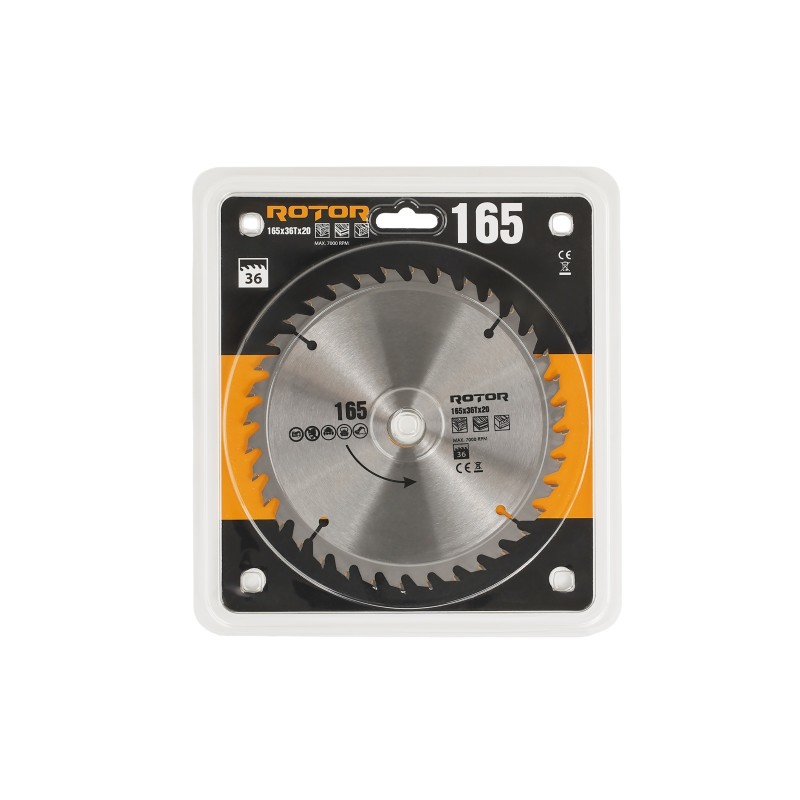 165x20 36T disc de taiat lemnul ROTOR