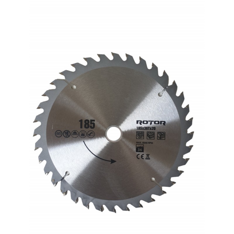 185x20 36T disc de taiat lemnul ROTOR