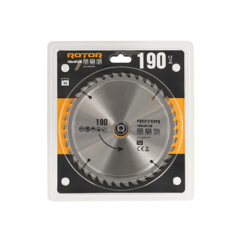 190X30 40T disc de taiat lemnul ROTOR