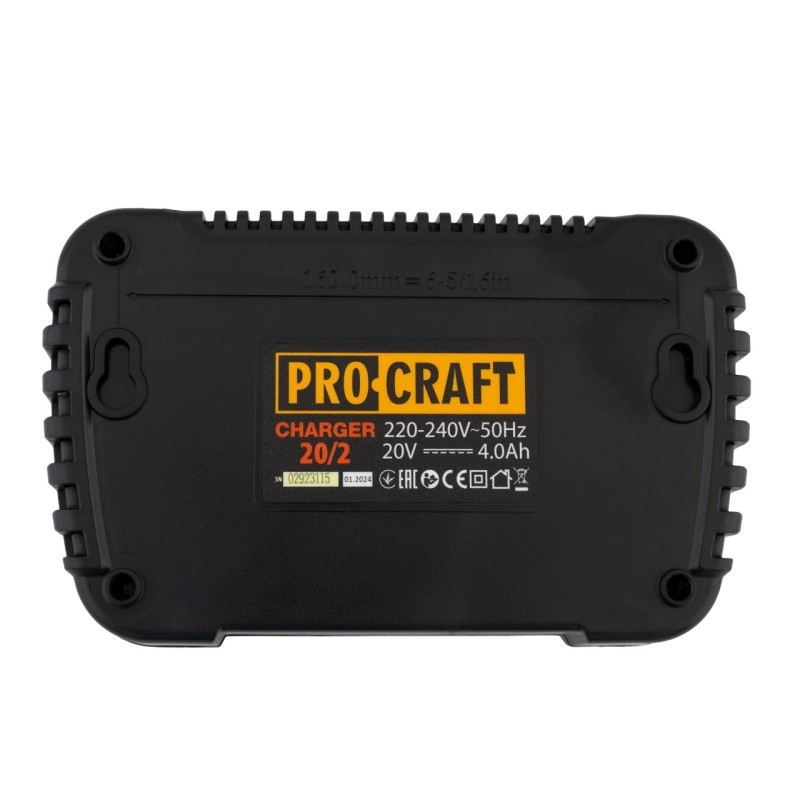 20/2 incarcator rapid pentru 2 Acumulatori Procraft